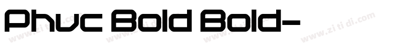 Phuc Bold Bold字体转换